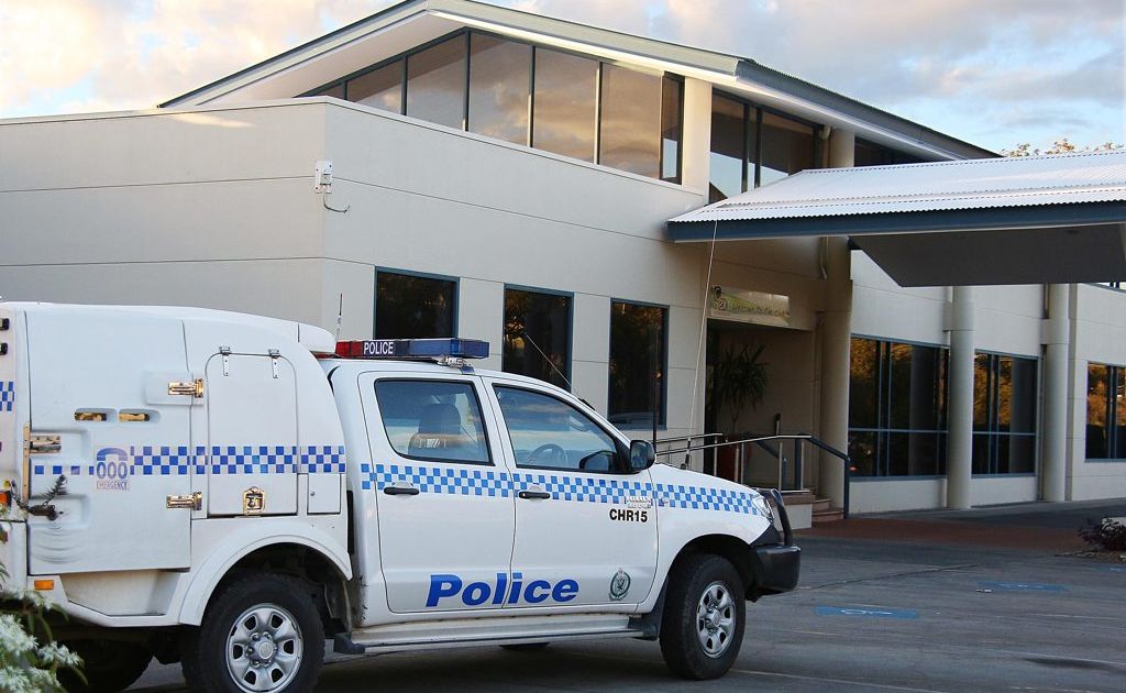 Police rushed to the Woolgoolga Bowling Club after a daring early morning armed robbery. Police rushed to the Woolgoolga Bowling Club after a daring early morning armed robbery.